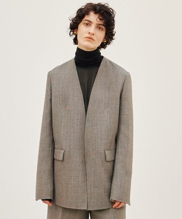 【VERY 11月号掲載】GRANET / ノーカラーリバージャケット