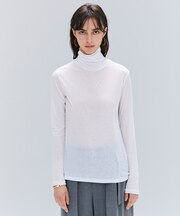 【洗える】SORE / シアーコットンハイネックカットソー