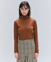 【洗える】SORE / シアーコットンハイネックカットソー