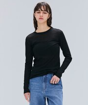 【洗える】SORE / シアーコットンクルーネックカットソー