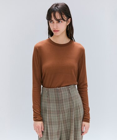 【洗える】SORE / シアーコットンクルーネックカットソー