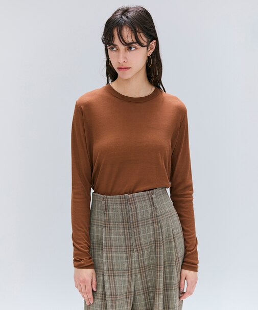 【洗える】SORE / シアーコットンクルーネックカットソー