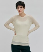 【洗える】SORE / シアーコットンクルーネックカットソー