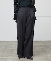 【洗える】LAVAL / ワイドタックパンツ