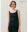 【BEIGE、ecru/WEB限定・洗える】RIB TOPS /  コットンシルクリブキャミソール