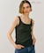 【BEIGE、ecru/WEB限定・洗える】RIB TOPS /  コットンシルクリブキャミソール