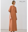 【BEIGE、ecru/WEB限定・洗える】JERSEY STITCH / コットンAラインワンピース