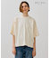 【BEIGE、ecru/WEB限定・洗える】JERSEY STITCH / コットンハーフスリーブトップス