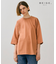 【BEIGE、ecru/WEB限定・洗える】JERSEY STITCH / コットンオーバサイズトップス