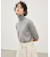 【洗える・FUDGE 12月号掲載】RICARD / カシミヤタートルニット