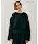 【BEIGE、ecru/WEB限定・洗える】LOOP BACK / コットンスウェットクロップドトップス