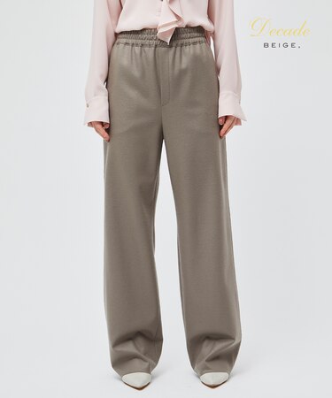 CORBY / ウエストゴムワイドパンツ