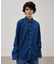 【洗える】DELAUP / ダンガリー風コットンデニムシャツ