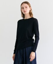 【洗える】SORE / コットンシアークルーネックカットソー