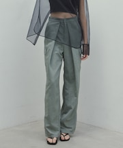 【洗える】ACANTHUS / カーヴィーシルエットカーゴパンツ