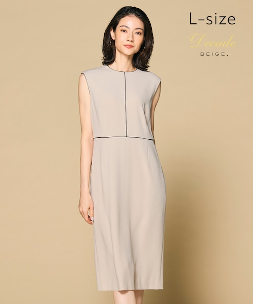 ベイジ/ワンピースの通販｜&mall（アンドモール）三井ショッピング