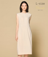 LUIZA / ノースリーブワンピース｜ベイジの通販｜&mall（アンドモール 