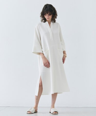 【洗える】RUE / クロスオーバーVネックワンピース