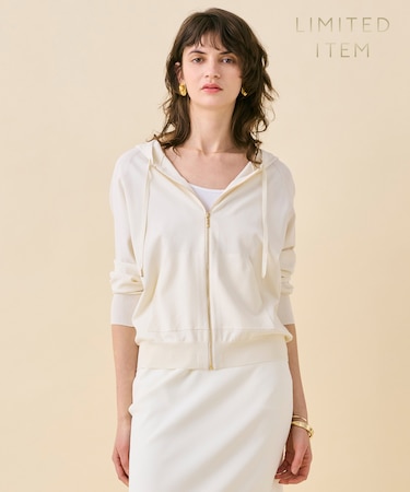 【WEB限定・洗える】MONSTERA / フーデットニット