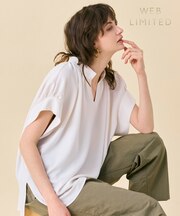 【WEB限定・洗える】CELOSIA / スキッパーブラウス