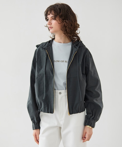 BEIGE, ベイジ　GAURA シアーパーカーブルゾン　2 洗える・Precious 4月号掲載】GAURA / シアーパーカーブルゾン｜ベイジ