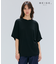 【BEIGE、ecru/WEB限定・洗える】FINE DRY TOUCH / ねじりデザインコットンオーバーサイズTシャツ