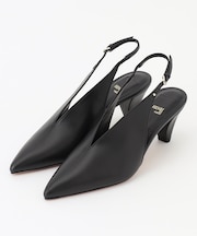 【一部店舗限定】HENRI EN VARGO / NIKI Vカットバックバンドパンプス