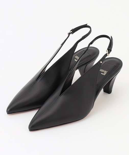 【一部店舗限定】HENRI EN VARGO / NIKI Vカットバックバンドパンプス