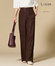 CAROLE / リネンライクフルレングスワイドパンツ