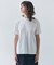 【洗える】VERONICA / カラーステッチ半袖クルーネックＴシャツ