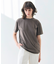 【洗える】VERONICA / カラーステッチ半袖クルーネックＴシャツ