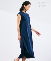 【WEB限定・洗える】MELISSA / バックシフォンスキッパーロングワンピース