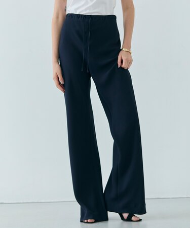 【洗える】FLEUR / ウエストゴムイージーワイドパンツ