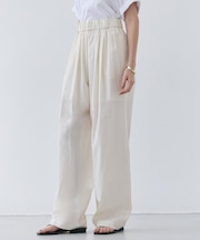 【洗える・CLUEL 5月号掲載】MALLOW / コットンイージーワイドパンツ