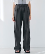 【洗える・CLUEL 5月号掲載】MALLOW / コットンイージーワイドパンツ