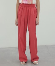 【洗える・CLUEL 5月号掲載】MALLOW / コットンイージーワイドパンツ