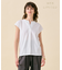 【WEB限定・洗える】MELISSA / バックシフォンスキッパー半袖トップス
