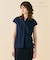 【WEB限定・洗える】MELISSA / バックシフォンスキッパー半袖トップス