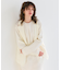 【洗える】BERGAMOT / ウォッシャブルリネンバックドロストジャケット