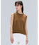 【洗える】VALOIS / バックシフォンレーヤードニット