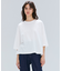 【洗える・GLOW ８月号掲載】S.BABILA / スリットネックオーバーサイズTシャツ
