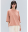 【洗える・GLOW ８月号掲載】S.BABILA / スリットネックオーバーサイズTシャツ