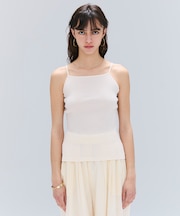 【洗える・Oggi 10月号掲載】MARINO / コットンリブキャミソール