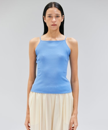 【洗える・Oggi 10月号掲載】MARINO / コットンリブキャミソール