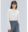 【洗える】BUTLER / ストレッチベロアボートネックカットソー