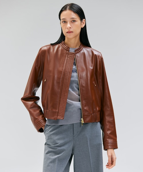 ルネ春色ブルゾン36 楽天市場】nmtc + 【nmtc +】line coating jacket ライン