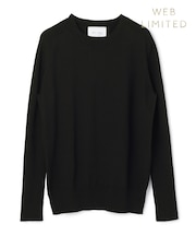 WILLOW / ストレッチクルーネックリブニット