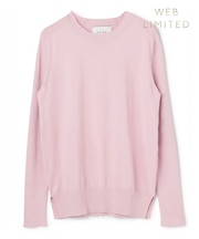 WILLOW / ストレッチクルーネックリブニット