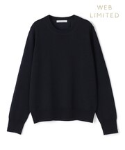 【WEB限定・洗える】LECERF / 異素材バックシアーストレッチニット