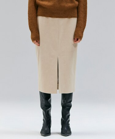 CISCO / フェイクスエードIラインスカート